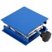 4Inch Lab Lift Platform Aluminum Lift Platform Stand Rack Blue 100*100mm               