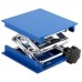 4Inch Lab Lift Platform Aluminum Lift Platform Stand Rack Blue 100*100mm               