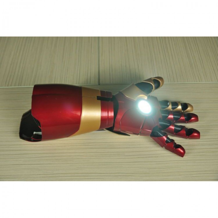 Wearable Iron Man Hand Cosplay Iron Man Armor LED Light Laser Sound ...