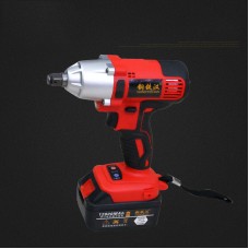 Brush Cordless Electric Wrench Impact Socket Wrench with 12800mAh Battery Charger 220V EU 