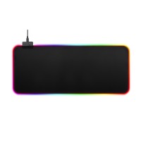Gaming Mouse Pad LED Large RGB Mouse Pad Colorful Keyboard Mat for PC Computer XL 900x400x4mm 