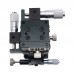 XYZR 4-Axis Micrometer Linear Stage Manual Linear Stage 40x40mm Crossed Guide Rail SEMXYZR-40