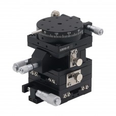 4-Axis XYZR Micrometer Linear Stage Manual Optical Stage Accurate Position 60x60mm SEMXYZR60