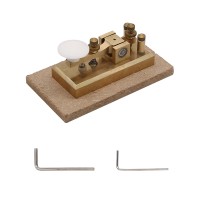 Z55CW CW Morse Key Brass Telegraph Key for Morse Code Short-ware Radio 