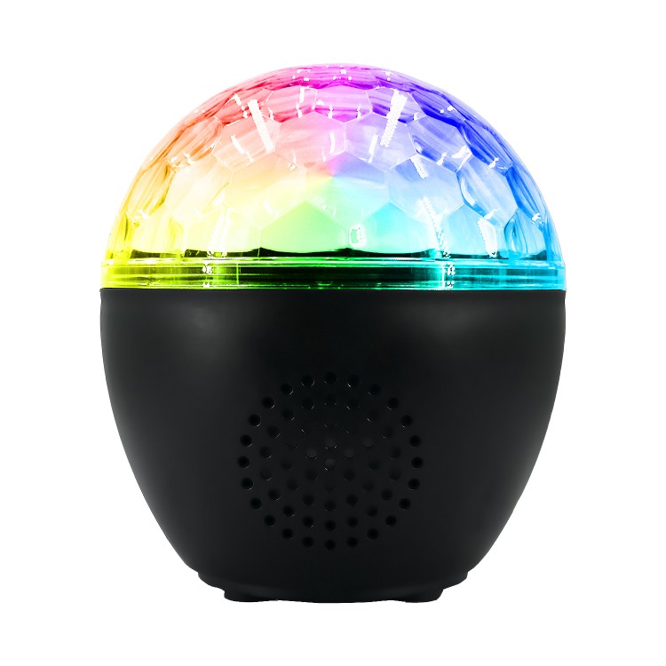 16-Color LED Stage Lights Bluetooth Speaker Crystal Magic Ball Light ...