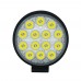 1pc 42W 4200LM Round Off-road Spotlight LED Work Light for Truck Jeep ATV SUV Boat Most Vehicles 