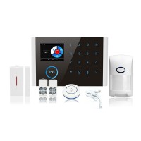 GSM Alarm Kit Home Alarm System Wifi+GSM+GPRS Home Security System Kit CS108 Package 1     
