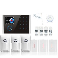 GSM Alarm Kit Home Alarm System Wifi+GSM+GPRS Home Security System Kit CS108 Package 3  