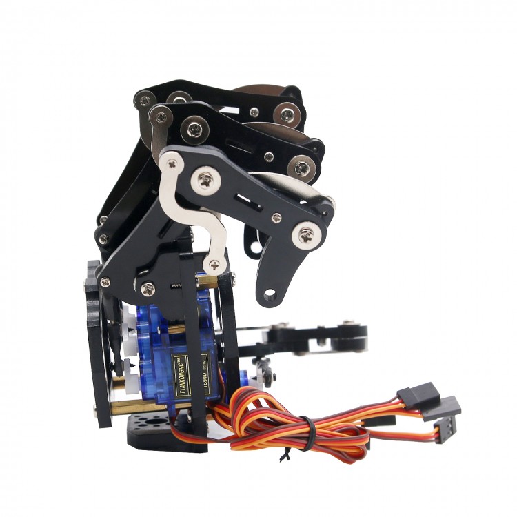 Mechanical Claw Clamper Gripper Arm Right Hand Five Fingers with Servos ...