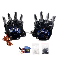 Mechanical Claw Clamper Gripper Arm Five Fingers Right Hand & Left Hand with Servos for Robot DIY Assembled