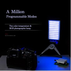 2400-10000K Programmable RGB Studio Light Dimmable Camera Studio Light Dual Color Temperatures
