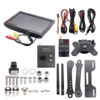 FPV 5.8Ghz 600mw 40CH Transmitter and Receiver and 1000TVL CCD Camera and  HD Monitor Set with Holder for RC MultiCopter