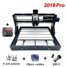 3018pro Laser Engraver PVC + 500mW Laser 3-Axis Milling Machine w/ Controller Board