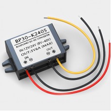 BP30-K2405 DC-DC Buck Converter DC to DC Step Down Buck Converter 12V/24V to 5V6A Plastic Shell