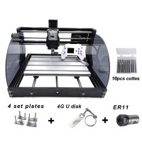 3018Pro Max 3 Axis Mini Laser Engraver Standard +500mW Laser +Offline Control 1.8" Screen Unfinished