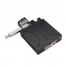 SEMX120-AS X-Axis Manual Linear Stage High Precision 120*120mm with Digital Micrometer LCD Display