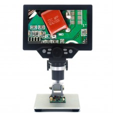 G1200 1200X 12MP 1080FHD Digital Microscope Camera Standard Version Plug-in Type with 7" LCD Display