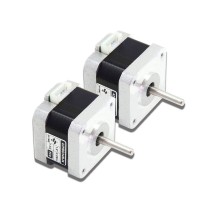 2pcs 42 Stepper Motor 2-Phase 4-Wire 0.3Nm 1.3A Low Noise Low Temperature Rise 42HBD34BJ4-TF0