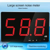 Sound Level Meter Wall Mounted Noise Level Meter 30-130dB 9.6" LED Data Storage Transmission SW-525B