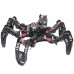 18DOF Hexapod Robot Spider Robot 2DOF PTZ with Main Board for Raspberry Pi 4B/2G Finished 