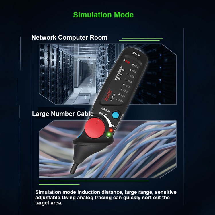 Analog & Digital Mode Network Ethernet Cable Tester Network Cable ...