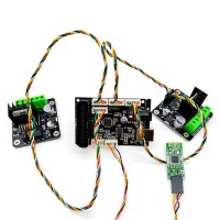 Motor Controller Kit w/ Controller For Arduino + Bluetooth Module + 2 High-Power DC Motor Driver Board    
