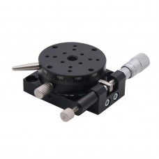 40*40mm R Axis Manual Displacement Platform 360° Rotating Sliding Stage Precise Bearing Linear Stage RJ40-L