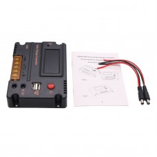 20A Solar Charge Controller Solar Panel Battery Regulator Auto Switch Solar Controller Temperature Compensation 12V/24V