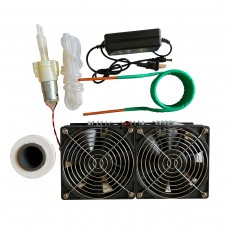 ZVS Induction Heater 2500W Main Unit + Heating Coil + Fan Power Supply + Crucible + Water Pump