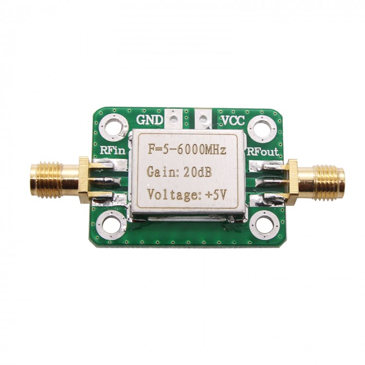 5M-6GHz Low Noise RF Amplifier Ultra Wideband Gain 20dB Medium Power ...