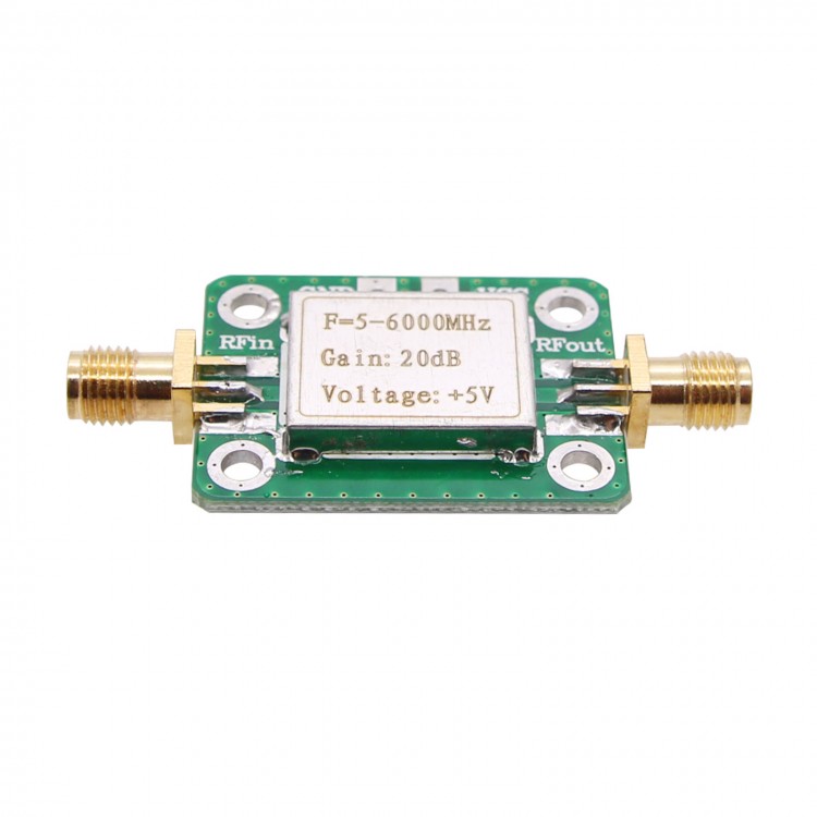 5M-6GHz Low Noise RF Amplifier Ultra Wideband Gain 20dB Medium Power ...