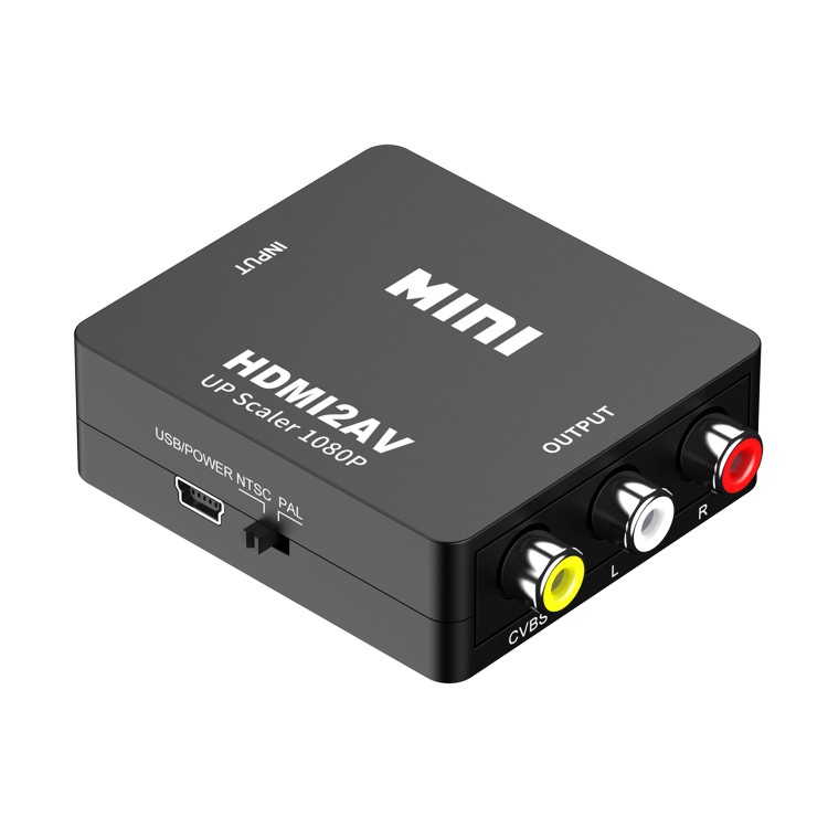 Mini HDMI2AV HDMI to AV Converter Adapter 1080P For PC Set Top Box ...