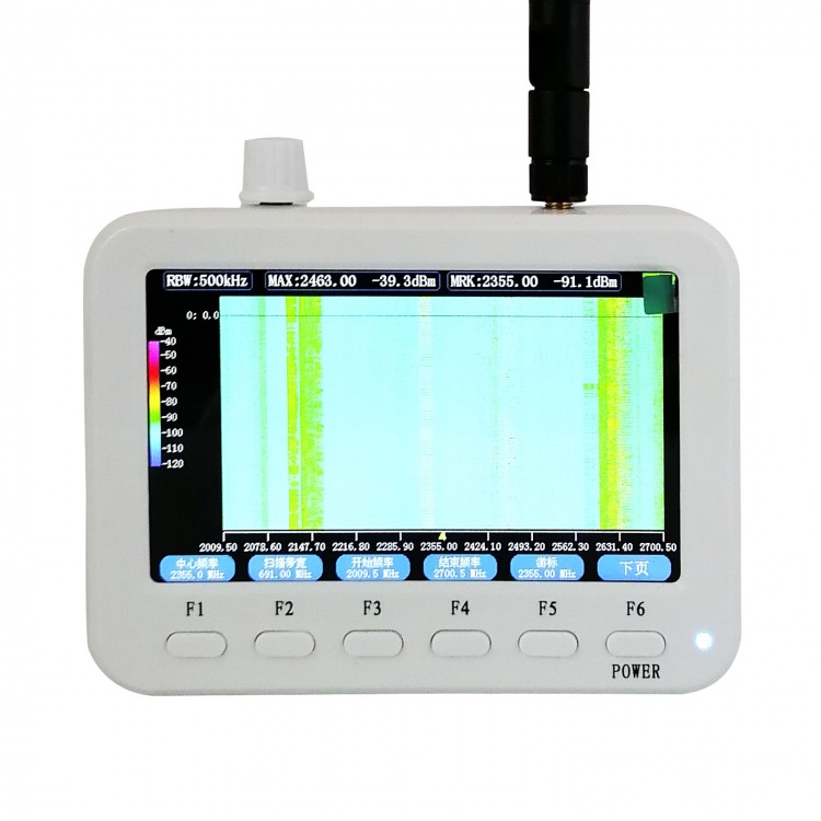 10 2700mhz Portable Spectrum Analyzer Signal Frequency Meter Instrument