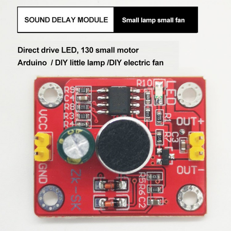 Time Delay Module Sound Control For Driving LED Motor DIY Desktop Lamp ...