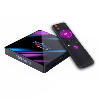 TV Set Top Box For Android 9.0 OS 4K HDR Ultra HD Dual WiFi Bluetooth 4.0 H96 Max RK3318 (4+32G)