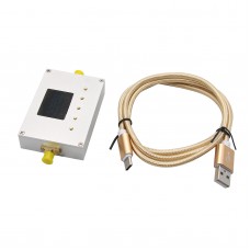 100KHz-10GHz RF Power Meter Settable RF Power Attenuation Value CNC Shell 0.96" OLED RF-10000-V2.0