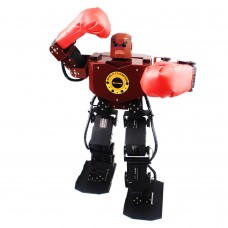 Unassembled Tyson 16 DOF Humanoid Robot Frame Contest Dance Robot with Boxing Glove Hood for DIY