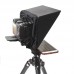 Mobile Phone Teleprompter Portable DSLR Camera Prompter YS-ZX5 for Live Shot Video Interview Speech