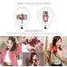 11.8" Selfie Ring Light Dimmable Ring Light LED Fill Light with Phone Clamp Tripod Ball Head PU457F