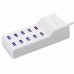 US Plug Fast Charge 5V/10A 10 Ports 60W Fast USB Charging Desktop Mobile Phone Charger Adapter 