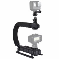 DSLR Stabilizer w/ Tripod Head & Phone Clamp & Quick Release Buckle & Long Screw For SLR PU3006