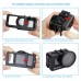 Camera Cage Aluminum Alloy w/ 52mm UV Lens & Cold-shoe Base & Base Adapter For DJI Osmo PU331B