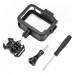 Protective Case Frame Aluminum Alloy w/ Base Buckle & Long Screw For GoPro HERO8 Black PU444B