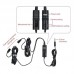 BOYA BY-M1DM Dual Lavalier Microphone Omni-directional Mini Clip-on Lapel Microphon For Smartphone 