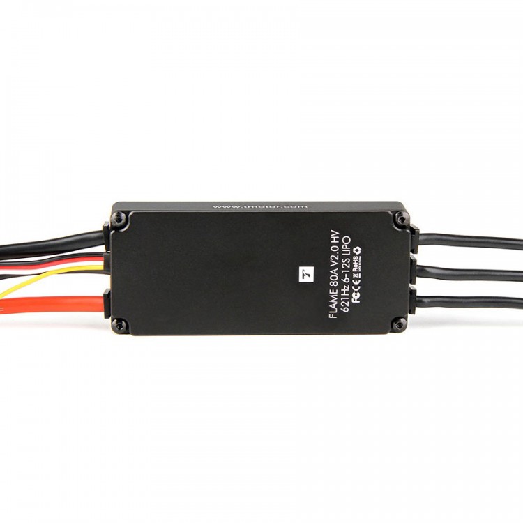 T-Motor ESC Brushless ESC FLAME 80A HV V2.0 621Hz 6-12S IP57 For ...