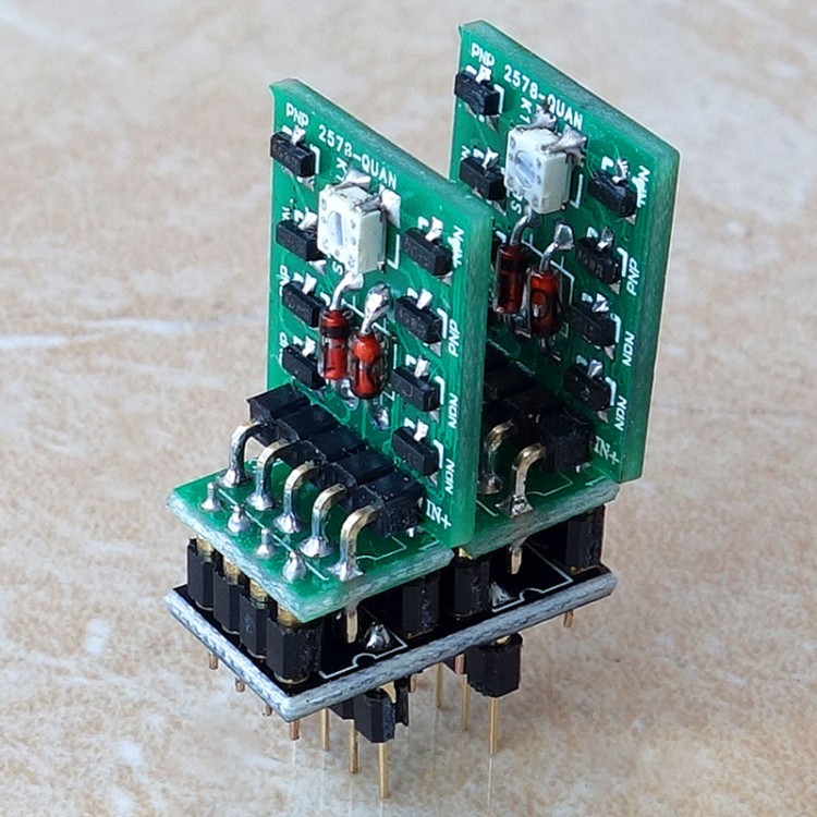 Discrete Dual Op Amp Double Differential Fully Symmetrical Discrete