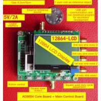 DDS Module DDS Signal Generator Open Source For FSK PSK Frequency Sweep (AD9854+STM32 Main Control)