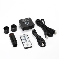 21MP Industrial Microscope Camera HDMI USB Port 2K 1080P 60FPS w/ 0.5X Adapter 30mm & 30.5mm Rings