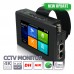 4" HD CCTV Tester 4K 8MP IP CVBS CVI TVI AHD w/ WiFi Hotspot IPC-1800ADH Plus + Digital Cable Tracer