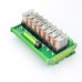 4 Channel OMRON Relay Module SPDT 4 Ways Driver Board Socket DC 12V 16A 1NO+1NC 35mm Din Rail Mount
